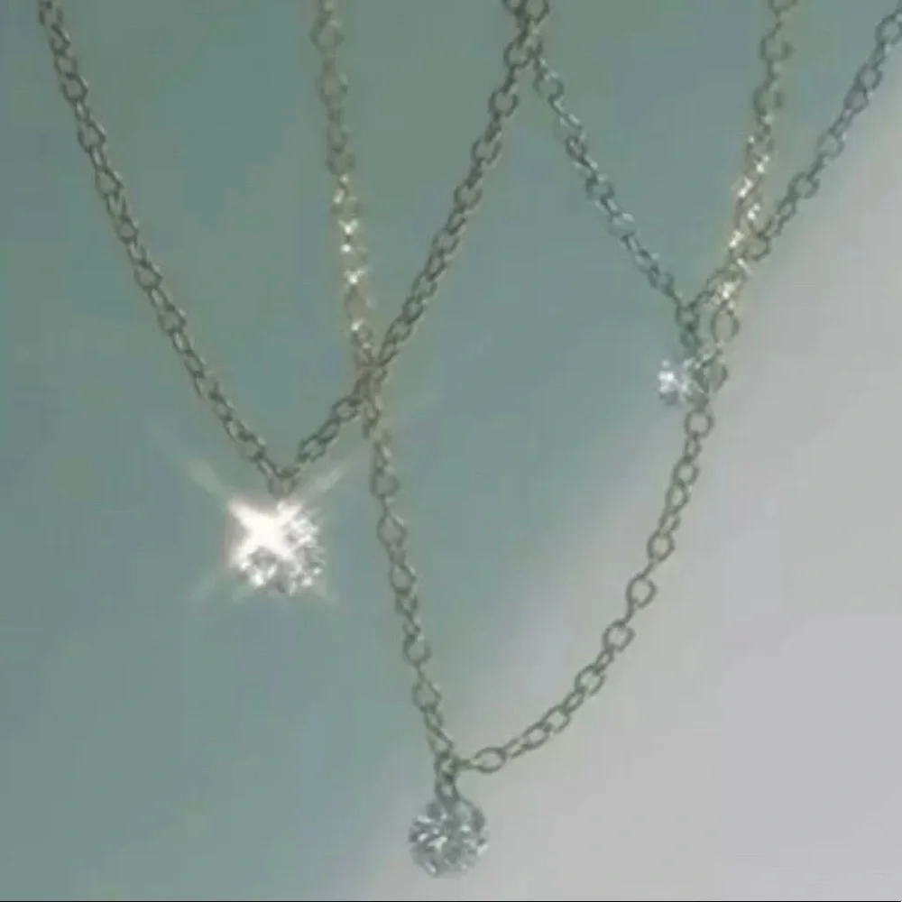 ❌SOLD❌ catbird nyc • diamond pinprick necklace solid white gold diamond - Picture 1 of 13